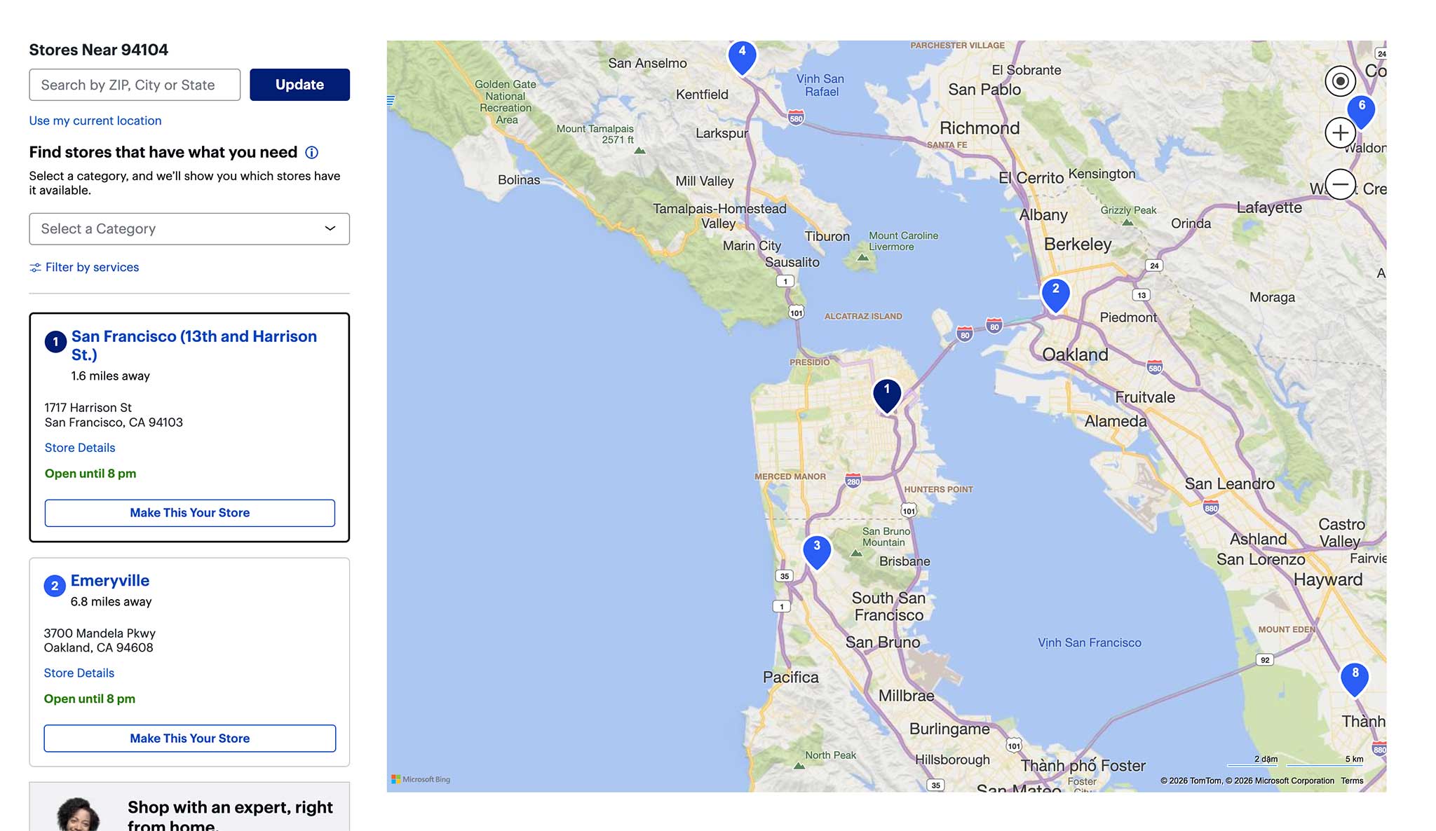 Best Buy store locator online