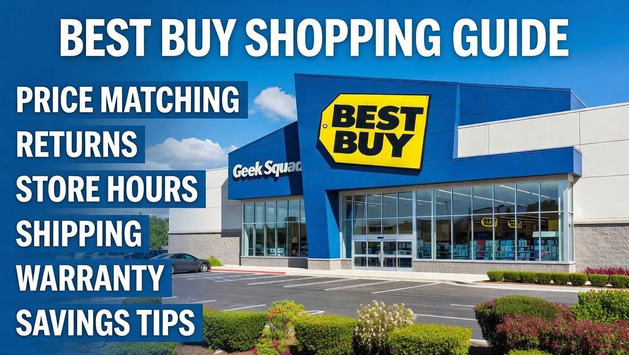 Best Buy Shopping Guide 2026: Price Matching, Returns, Store Hours, Shipping, Warranty & Savings Tips